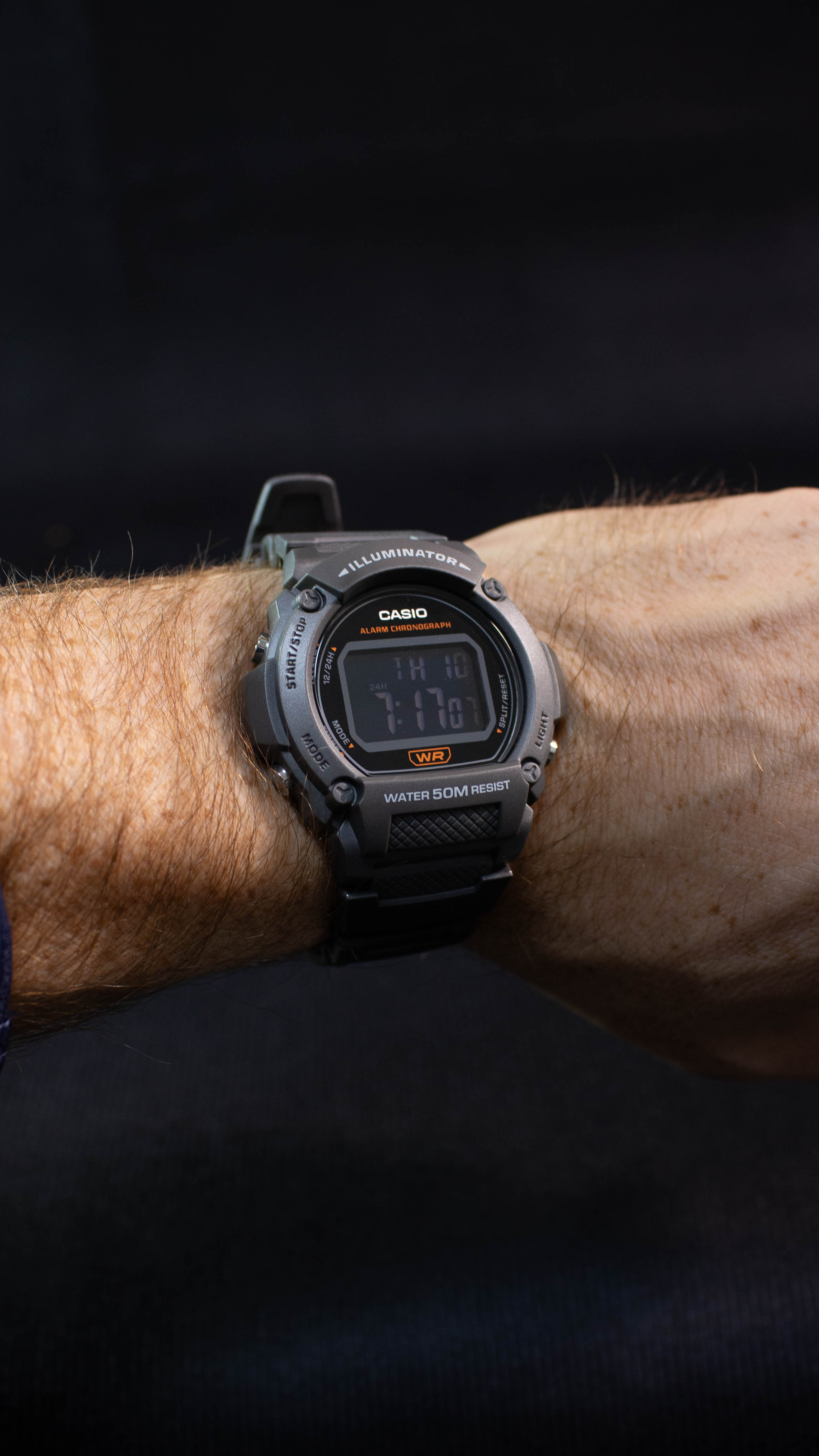 Casio W-219H-8BVCF Gris
