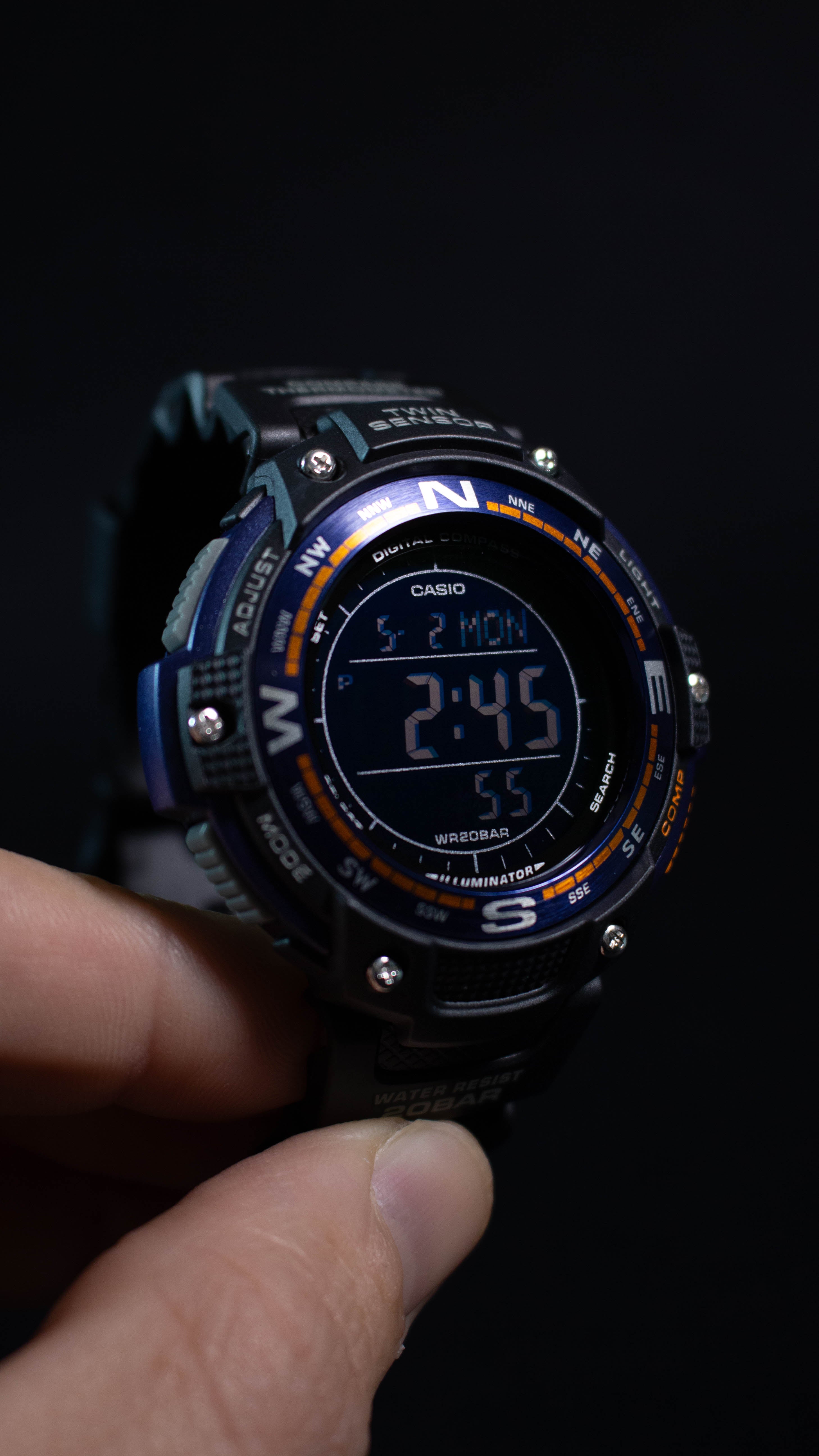 Casio SGW100-2B (Twin Sensor / Sports Gear)