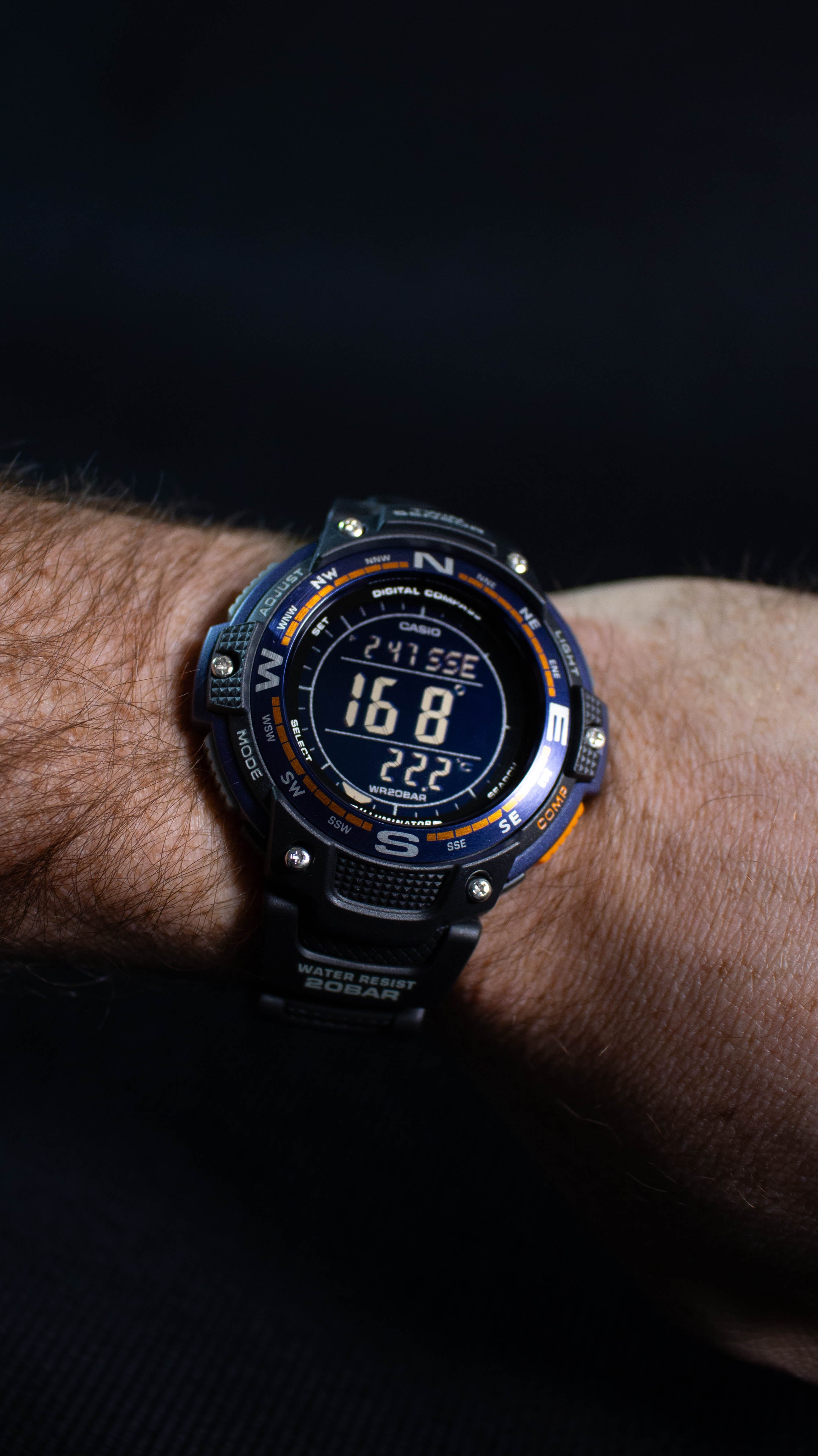 Casio SGW100-2B (Twin Sensor / Sports Gear)
