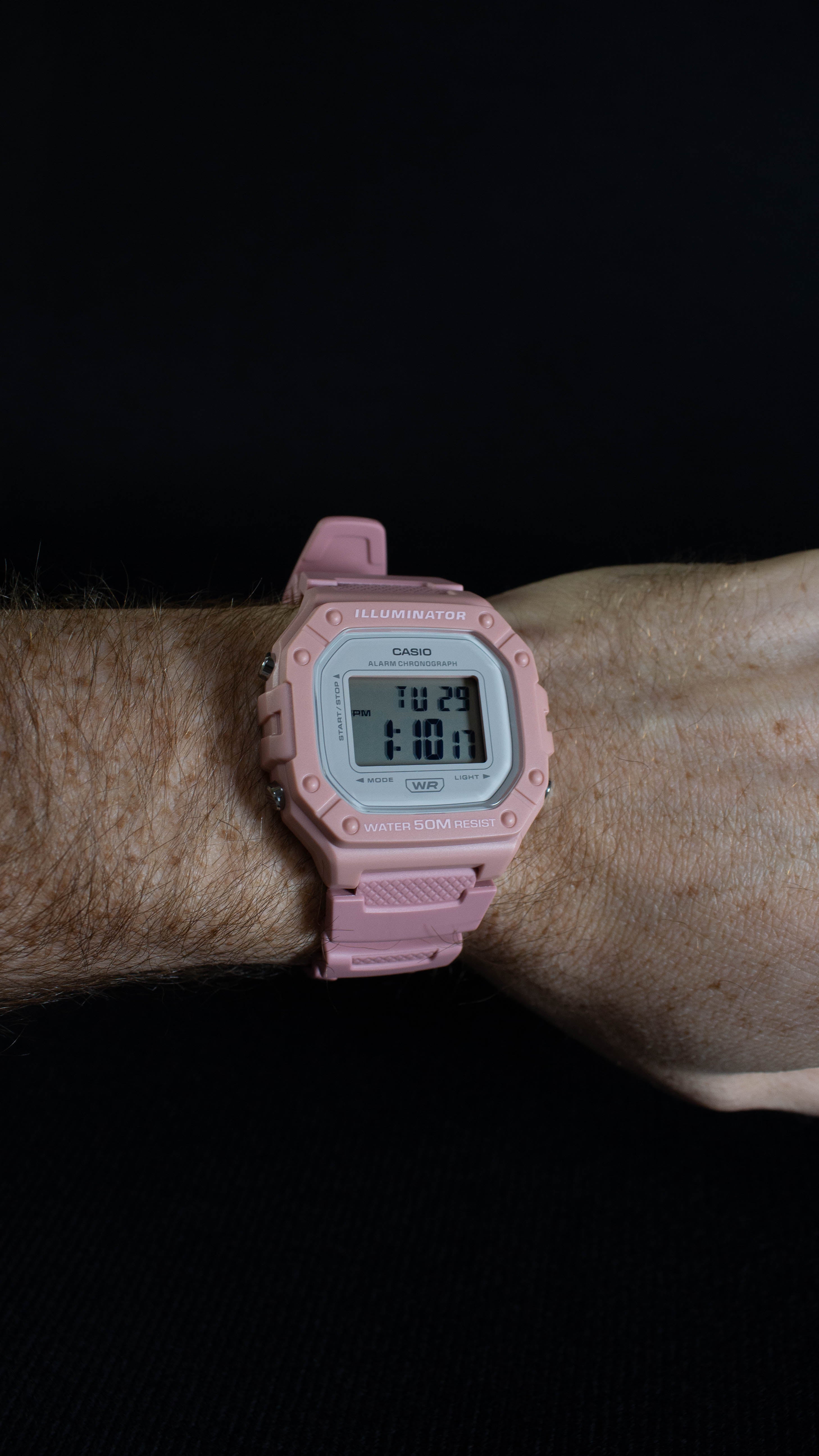Casio W-218HC-4AVCF Rosa