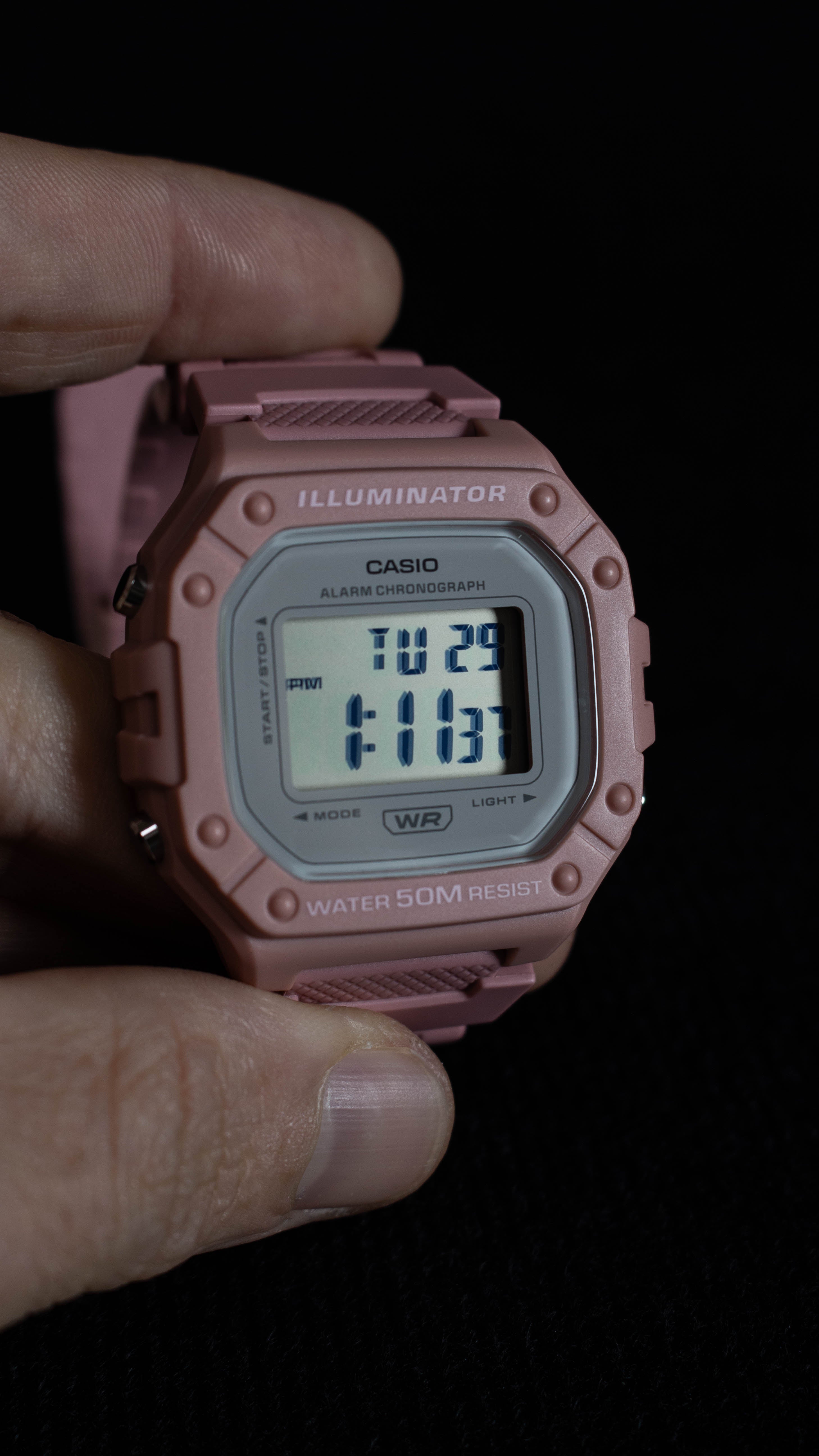 Casio W-218HC-4AVCF Rosa