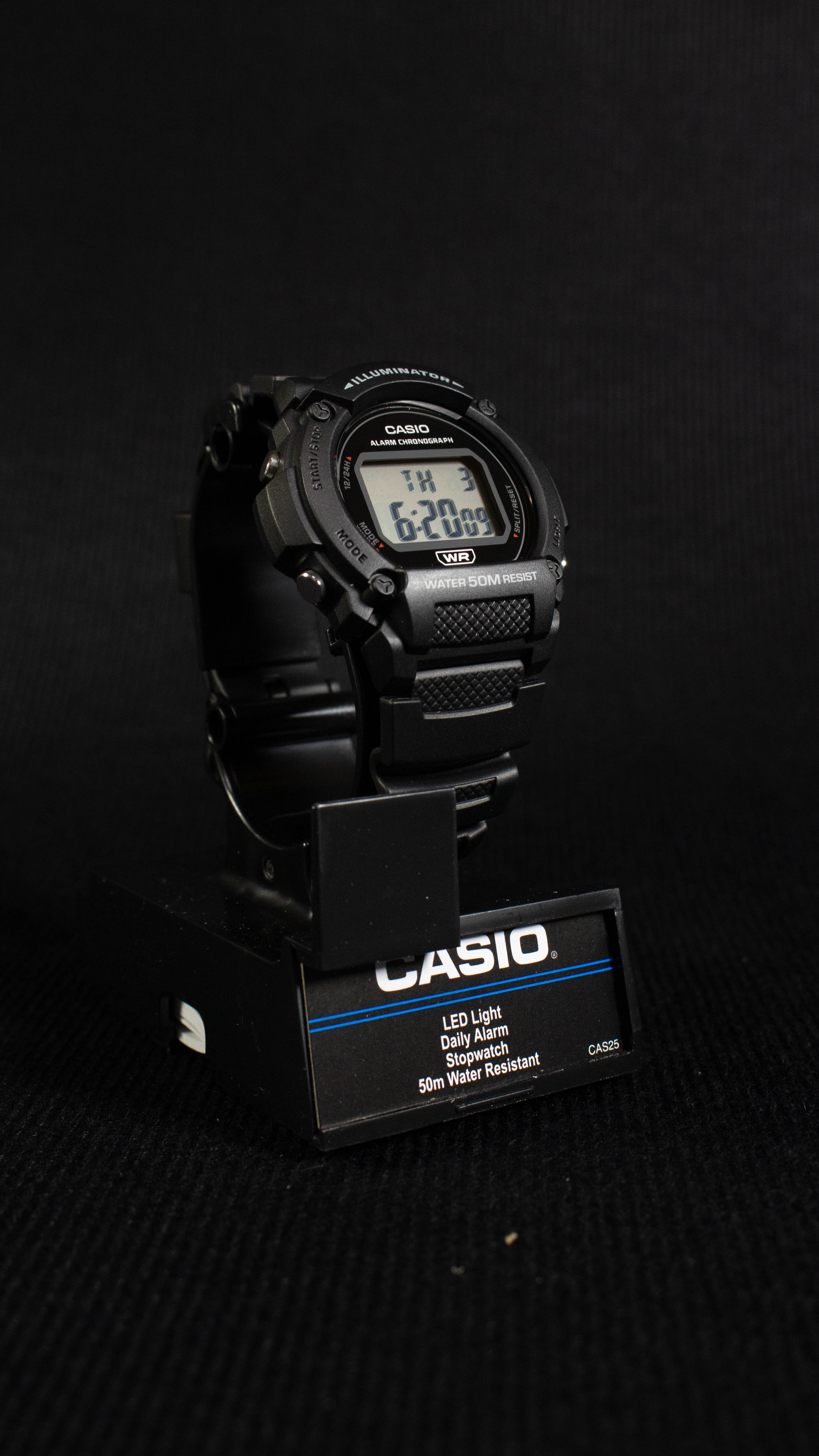Casio W-219H-1AVCF Negro