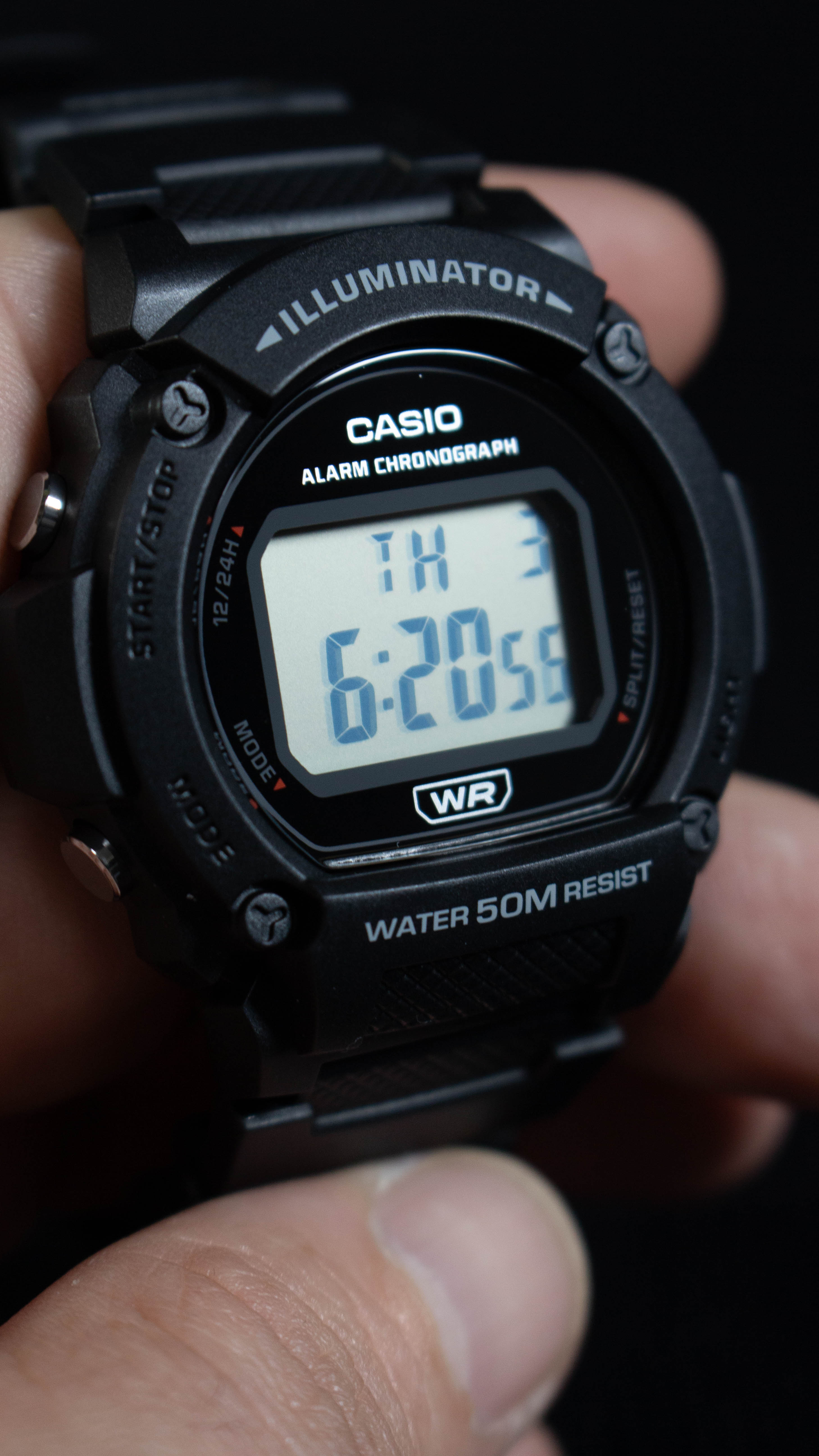 Casio W-219H-1AVCF Negro