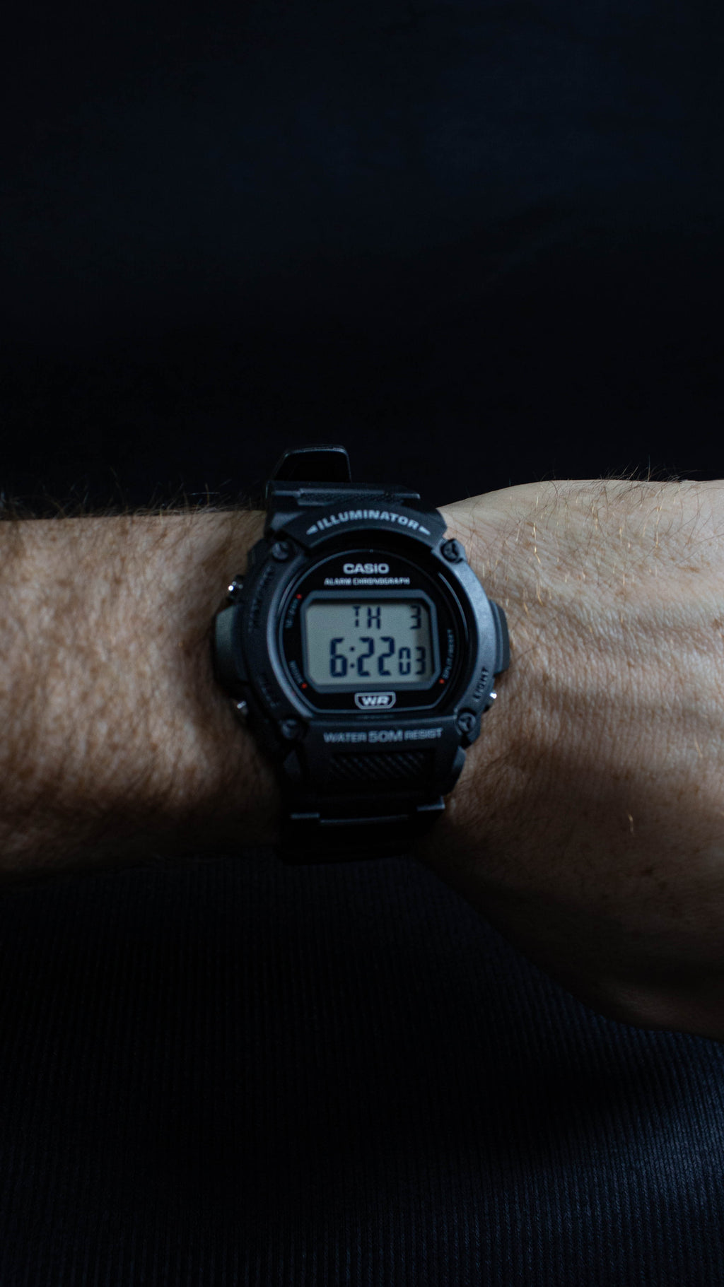 Casio W-219H-1AVCF Negro