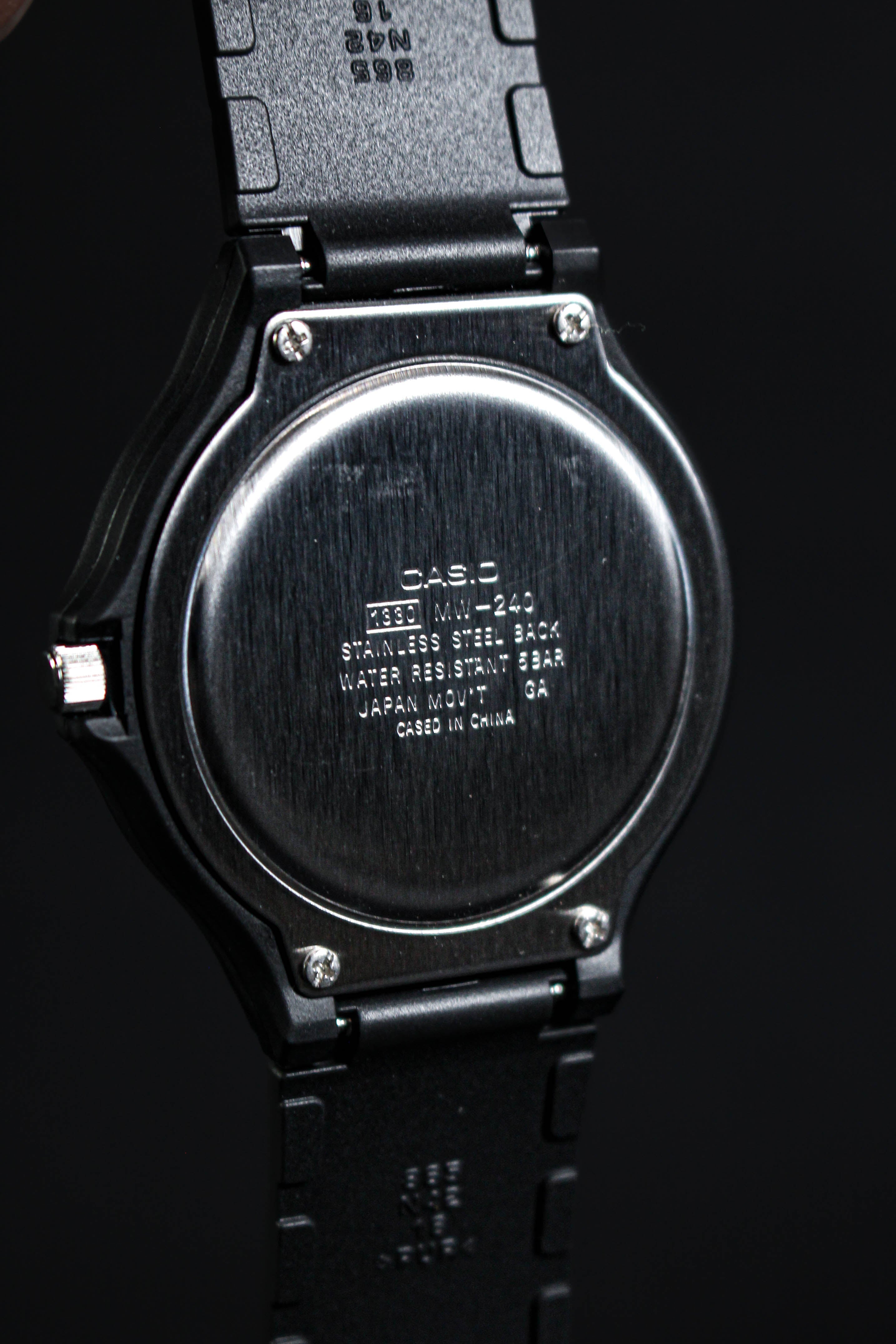 Casio MW240-1BV Negro/Negro