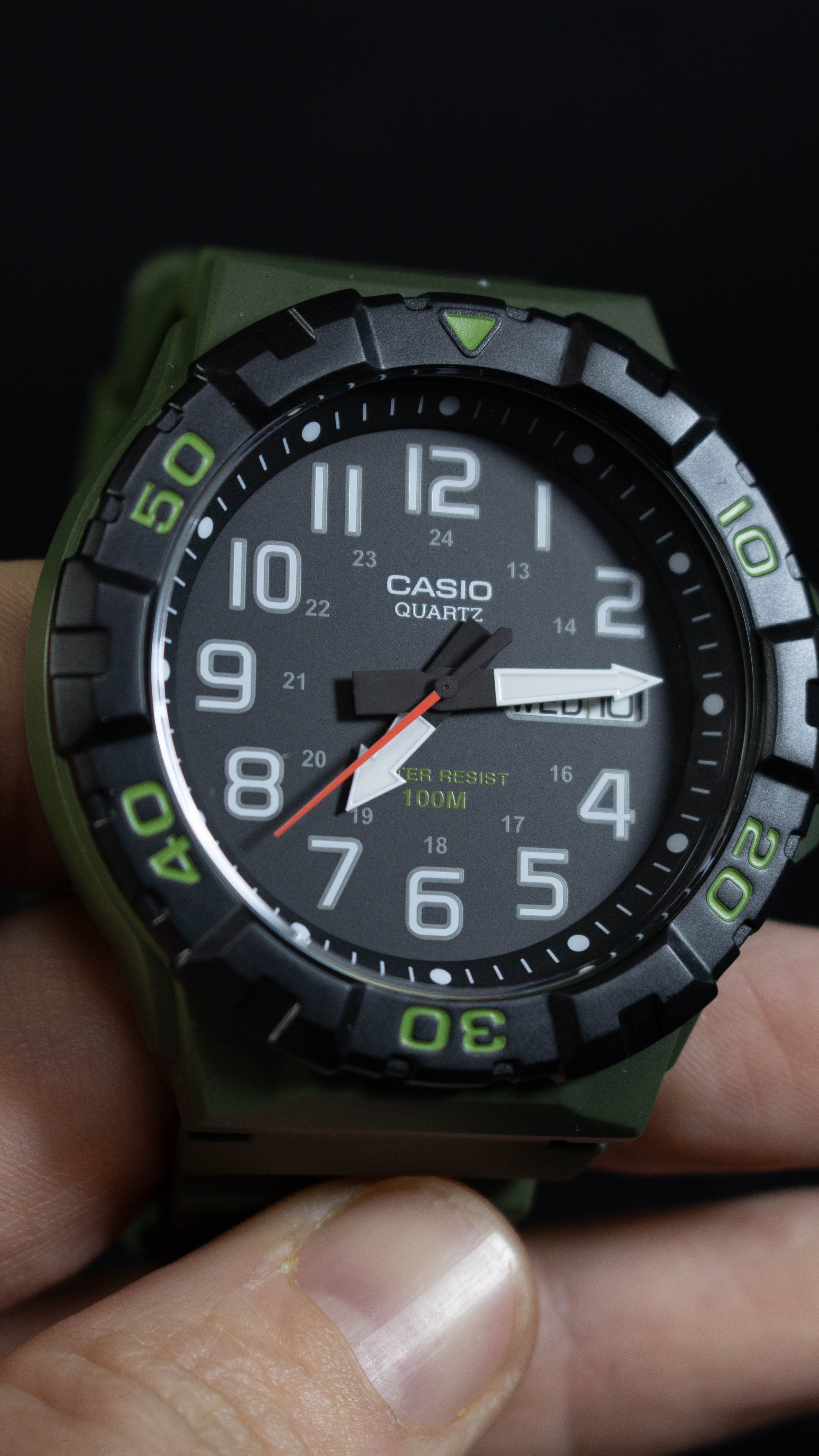 Reloj Casio MRW-210H-3AVCF Militar