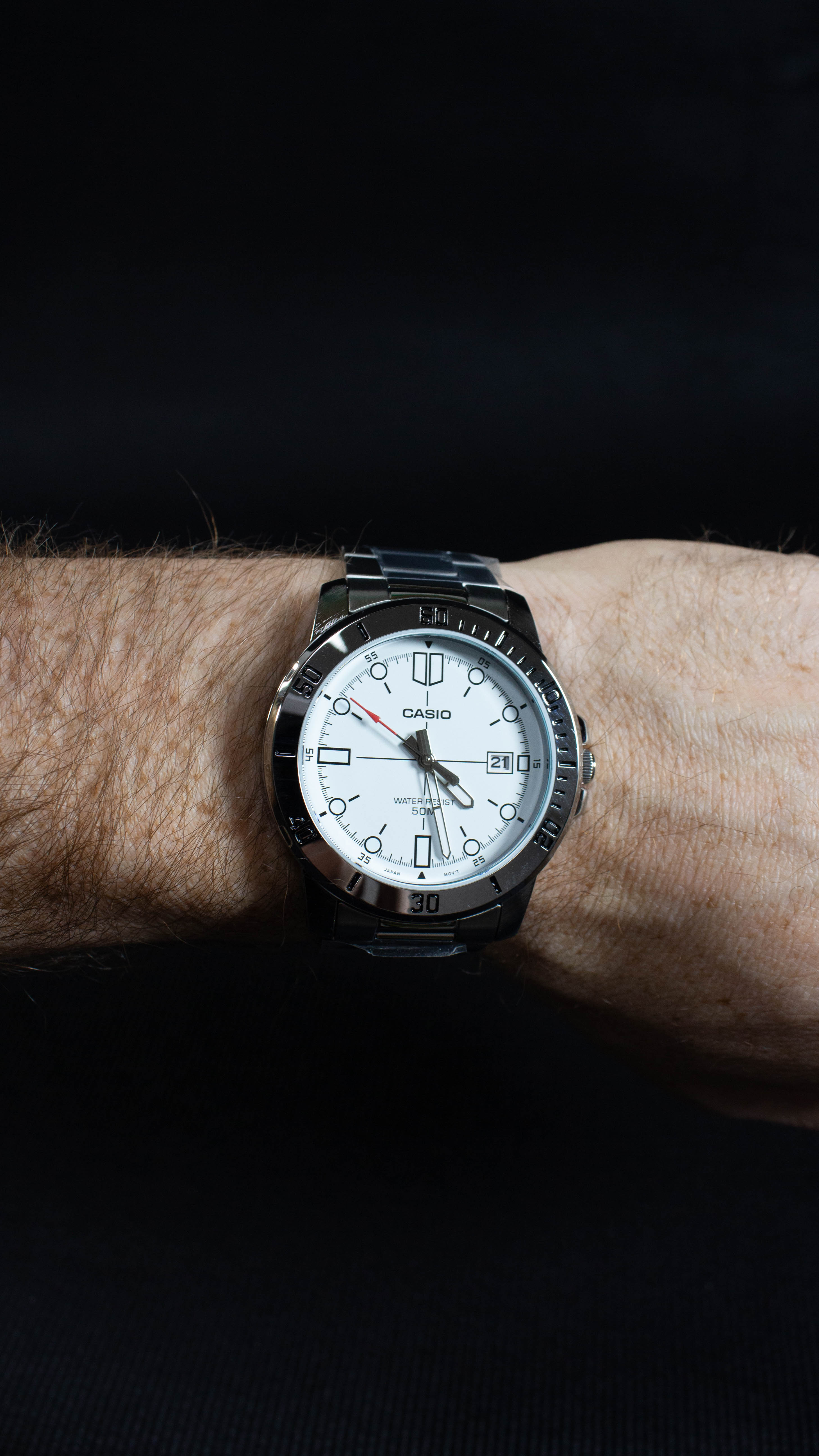 Reloj Casio MTP-VD01D-7EVCF Blanco