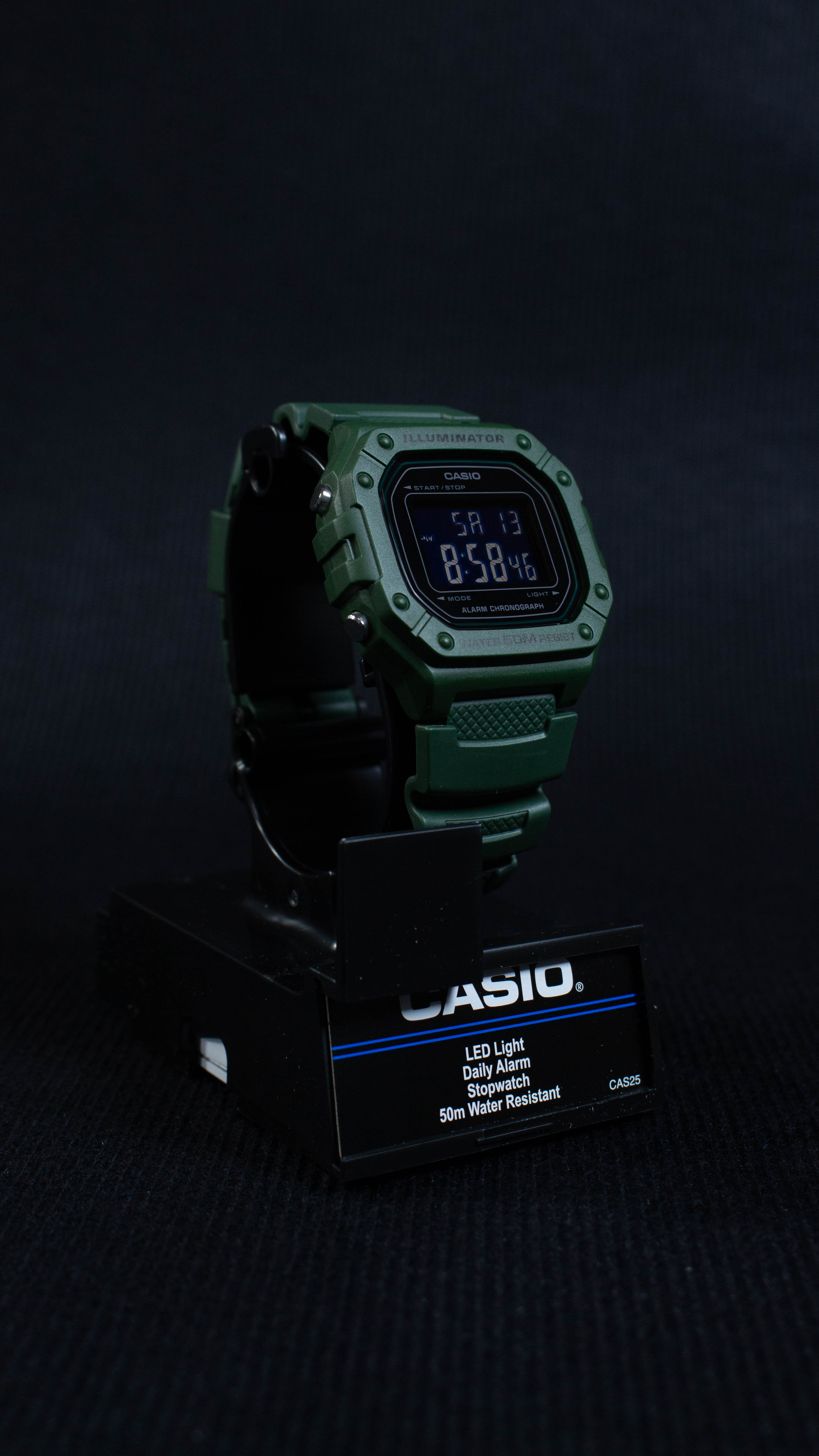 Casio W-218H-3BVCF Verde