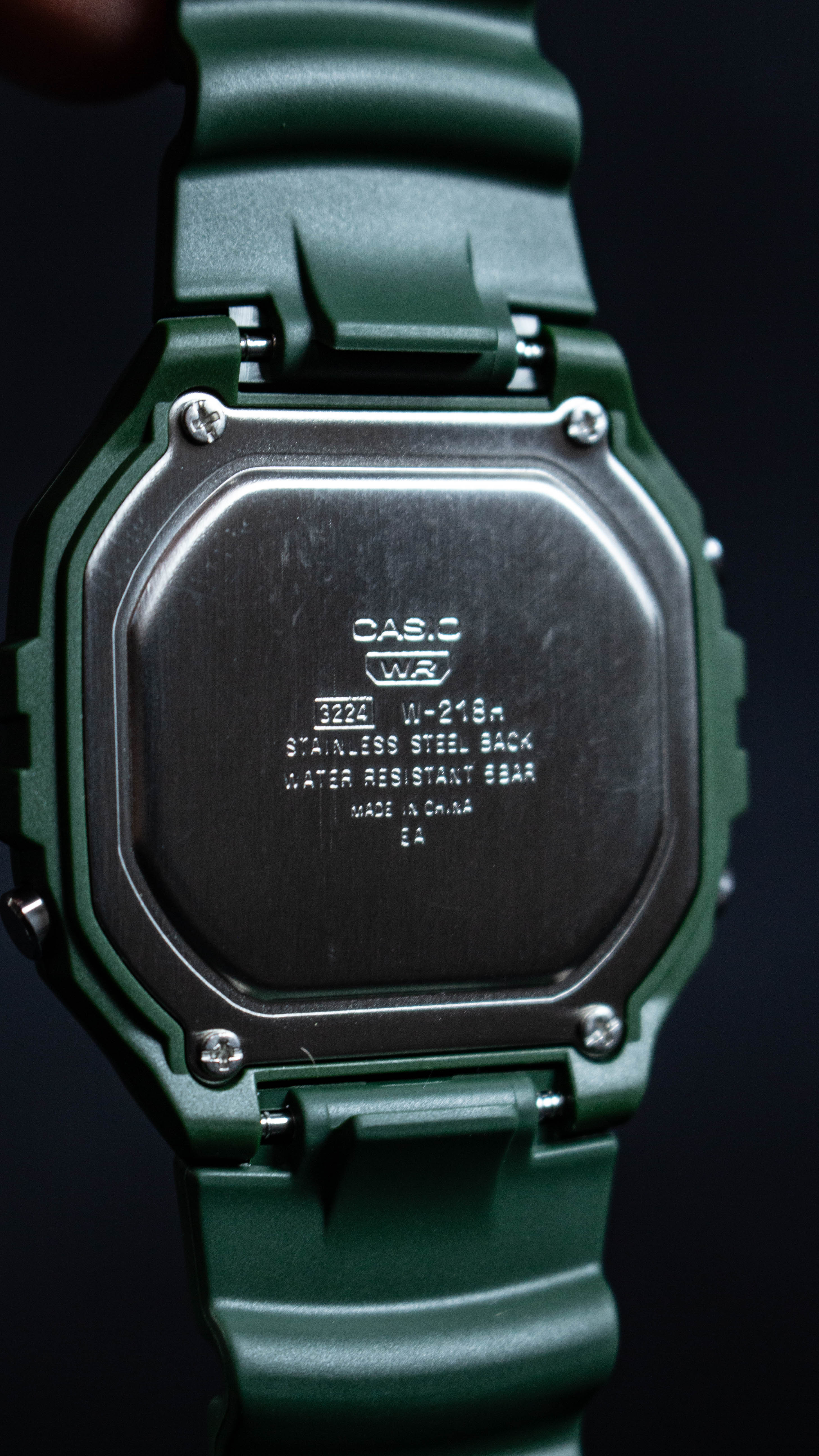 Casio W-218H-3BVCF Verde