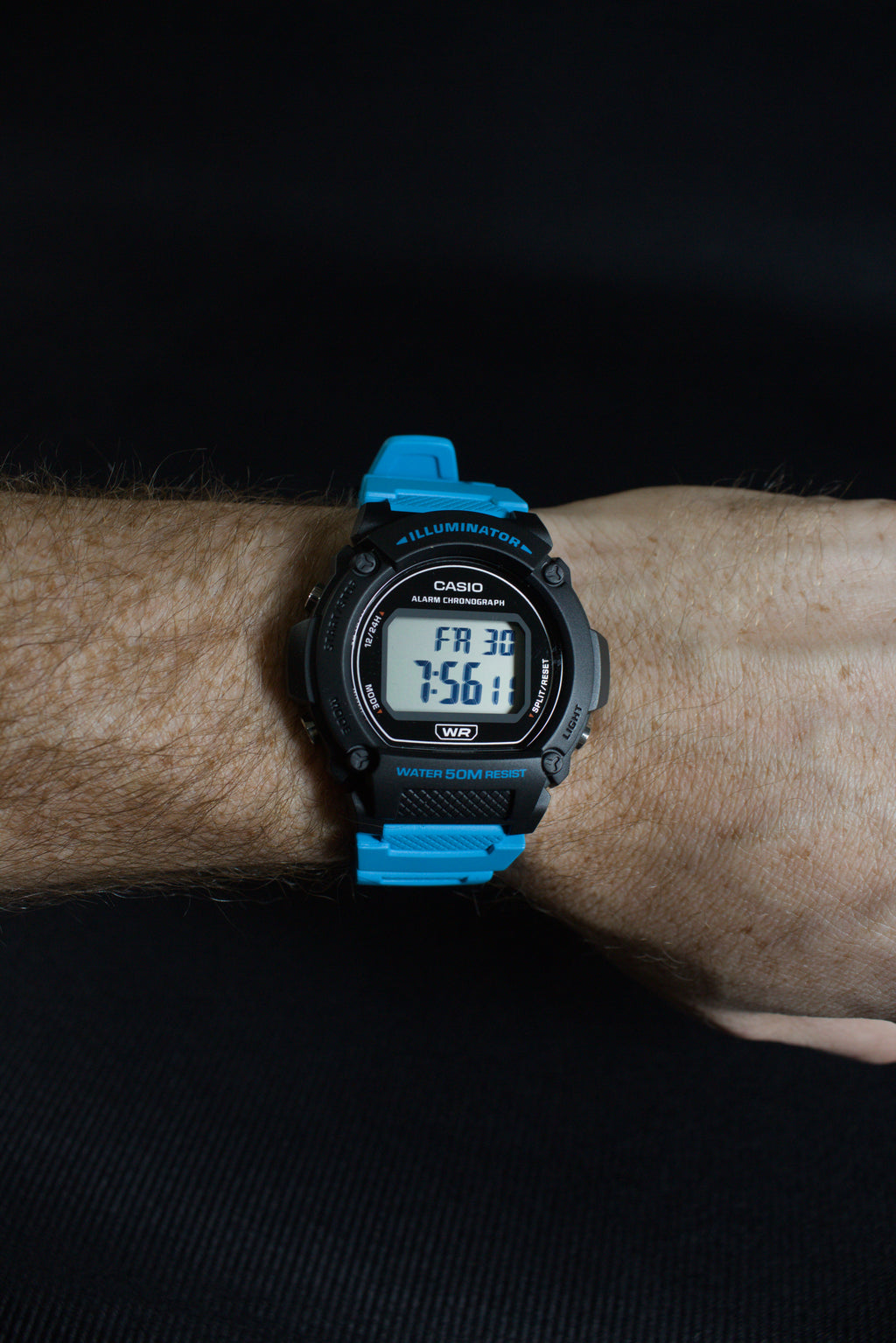 Casio W219H-2A2V Pulsa Azul